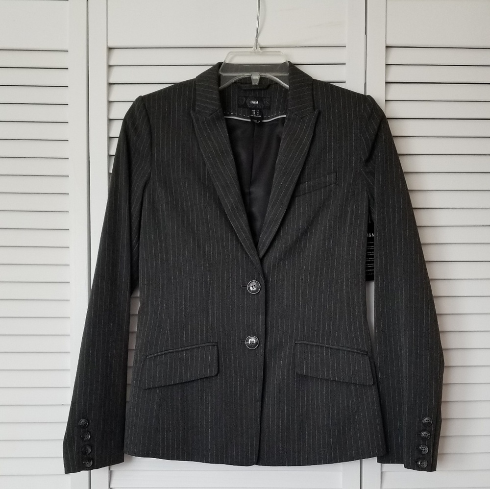 H&M gray blazer